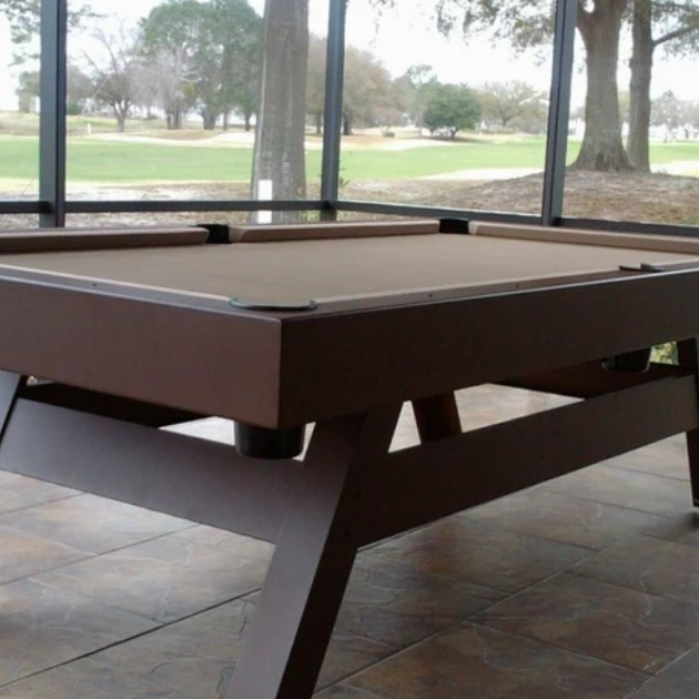 outdoor pool dining table