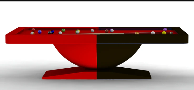 White Billiards | Dome Modern Slate | Pool Table |7'-8'-9' | Sleek Design