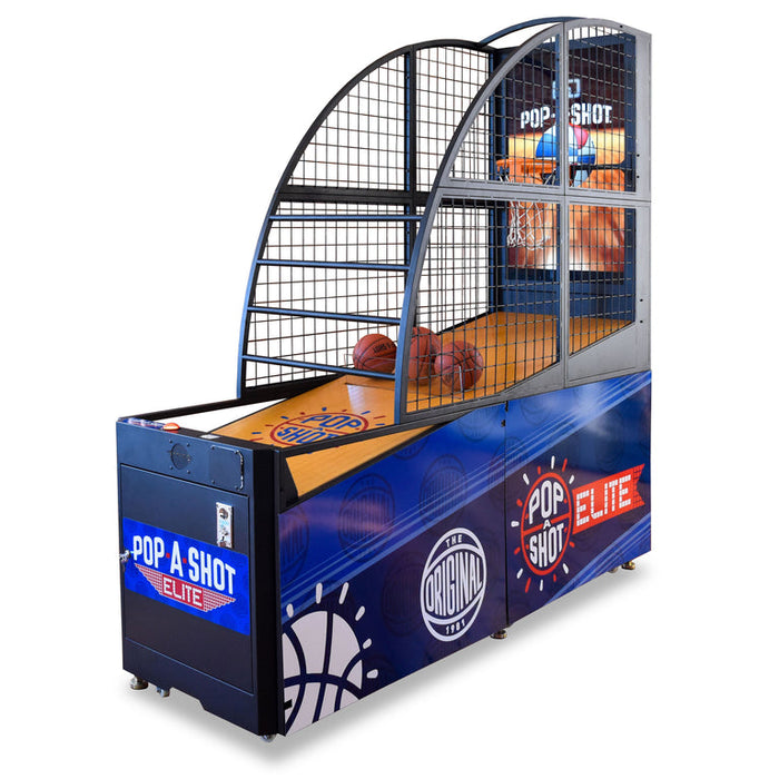 Pop-A-Shot | Elite | Basketball Arcade Game | 49" Monitor | QR Code Reader