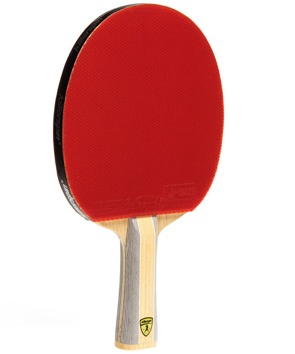 Killerspin Table Tennis Racket Diamond CQ Premium - Flared Red Fortissimo Rubber