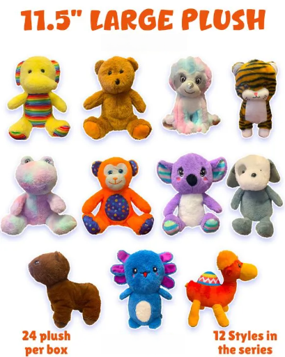 All Star | Large Plush | 11.5" | Generic Plush Mix - GameRoomMasters