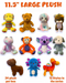 All Star | Large Plush | 11.5" | Generic Plush Mix - GameRoomMasters