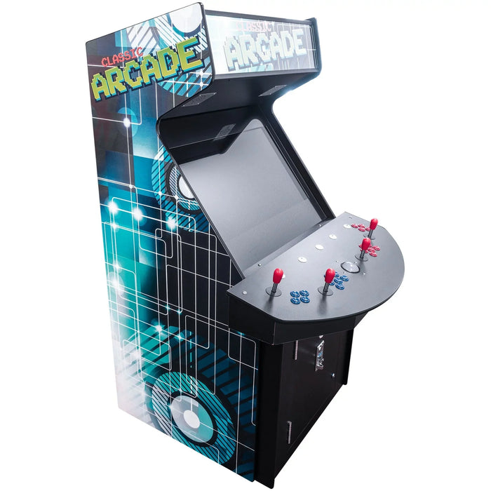 Creative Arcades | 4P Full Size Stand-up Arcade Machine | Street Fighter | MK | Golden Tee | Galaga