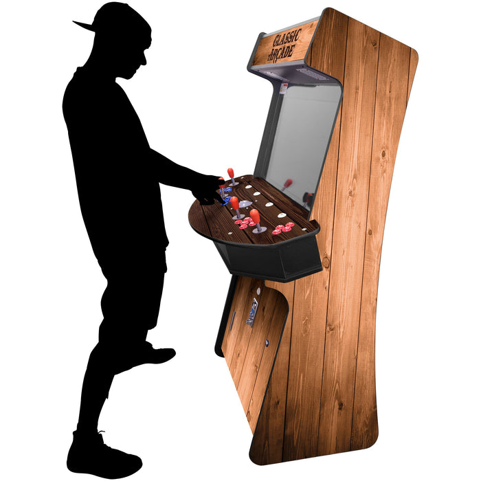 Creative Arcades | 4P Slim Cabinet Sniper 6.0 Stand-Up Arcade | with 2 Light Blasters | SF | MK etc