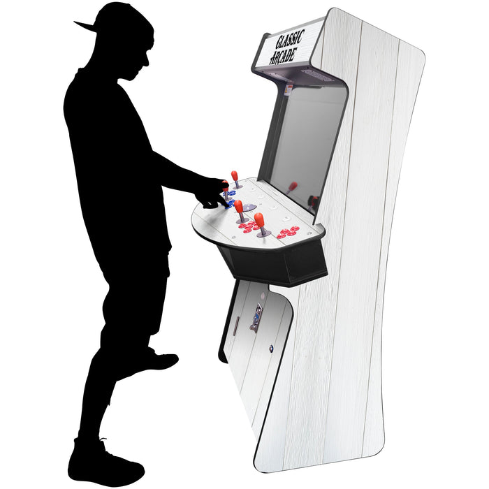 Creative Arcades | 4P Slim Cabinet Sniper 6.0 Stand-Up Arcade | with 2 Light Blasters | SF | MK etc