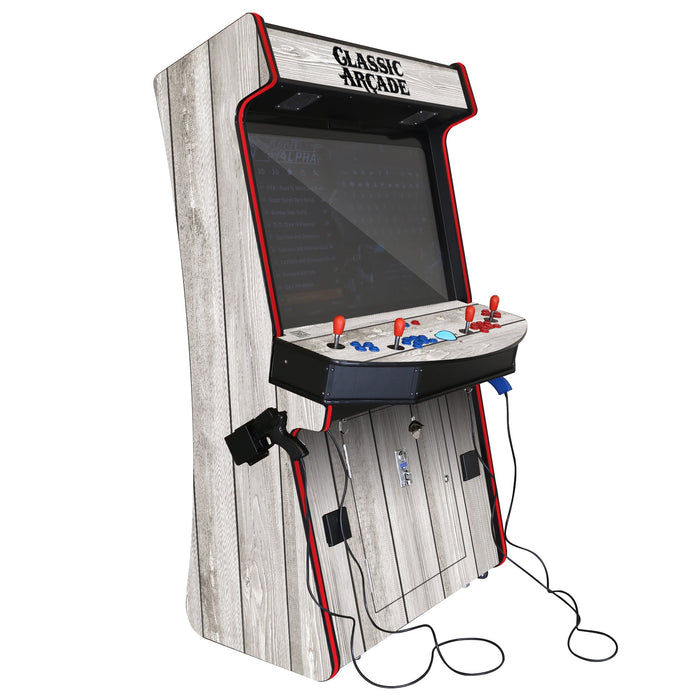 Creative Arcades | TR-2 Terminator Light Blaster Stand-up Arcade| Slim | 4player | 43" LG-Screen