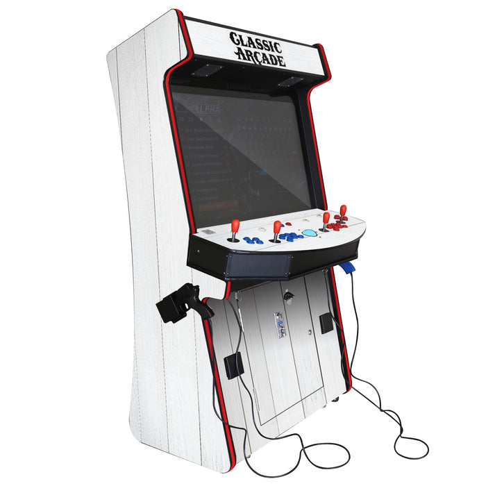 Creative Arcades | TR-2 Terminator Light Blaster Stand-up Arcade| Slim | 4player | 43" LG-Screen