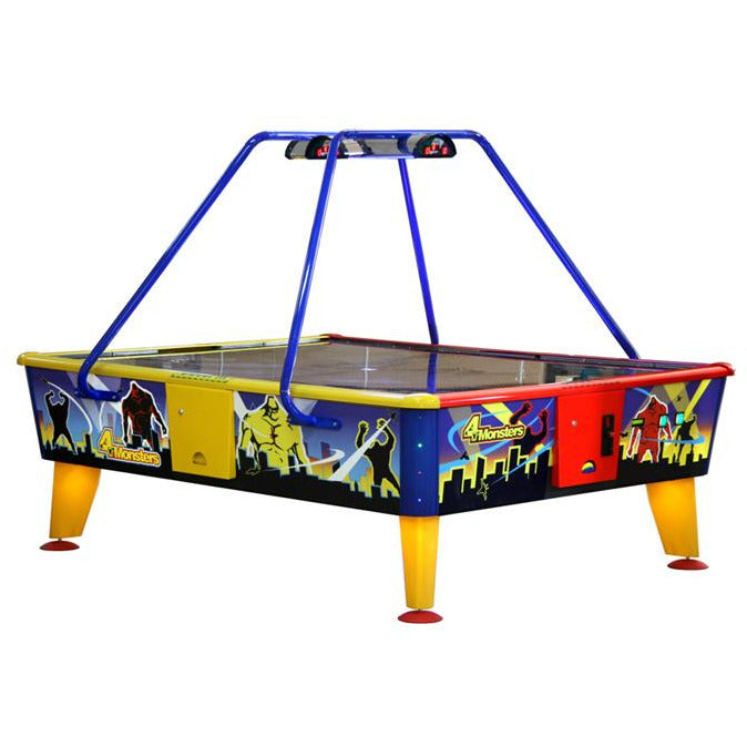 Kalkomat | Four Monsters Coin Operated Air Hockey Table