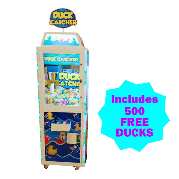 Duck Catcher Crane Claw Arcade Machine with 500 FREE Ducks