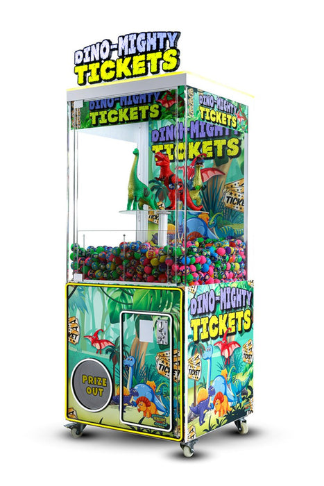 Pipeline Games | Dino-Mighty Tickets | 31" |  Arcade Game