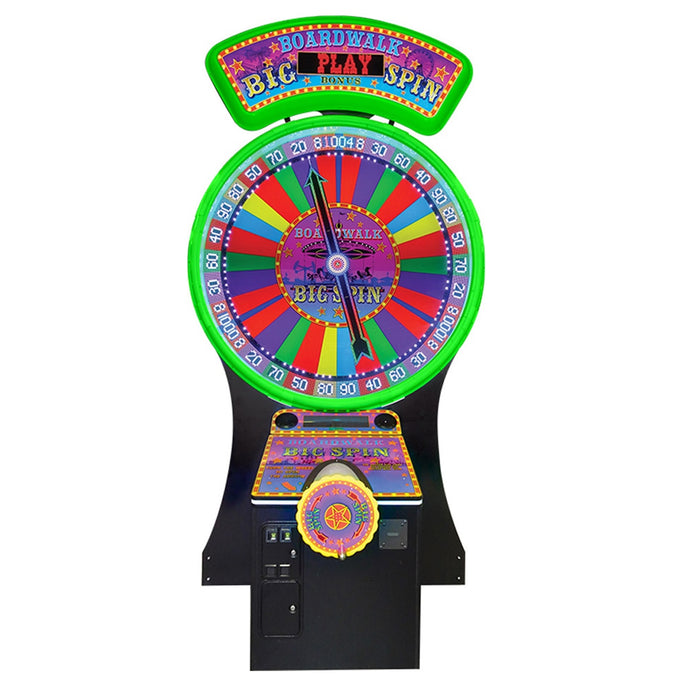 Coastal| Boardwalk Big Spin Arcade Redemption Game - 4' or 6'