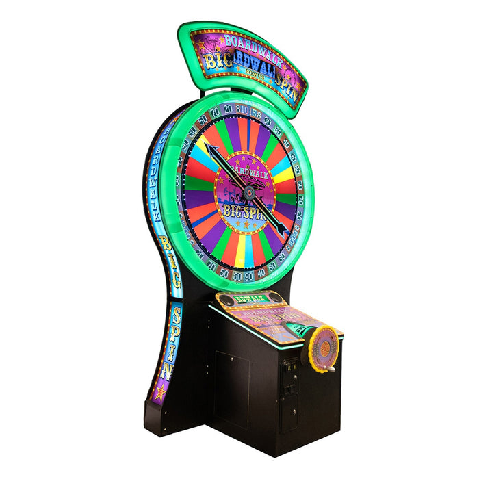 Coastal| Boardwalk Big Spin Arcade Redemption Game - 4' or 6'