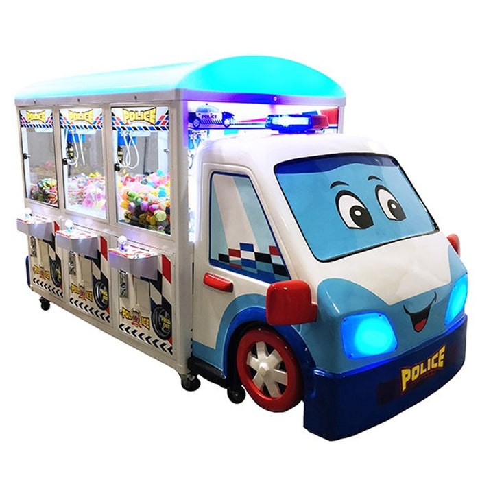 Coast to Coast |  Police Car Crane Claw Arcade Machine - 6 Player