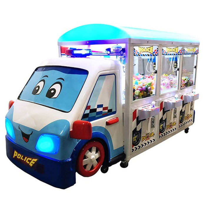 Coast to Coast |  Police Car Crane Claw Arcade Machine - 6 Player