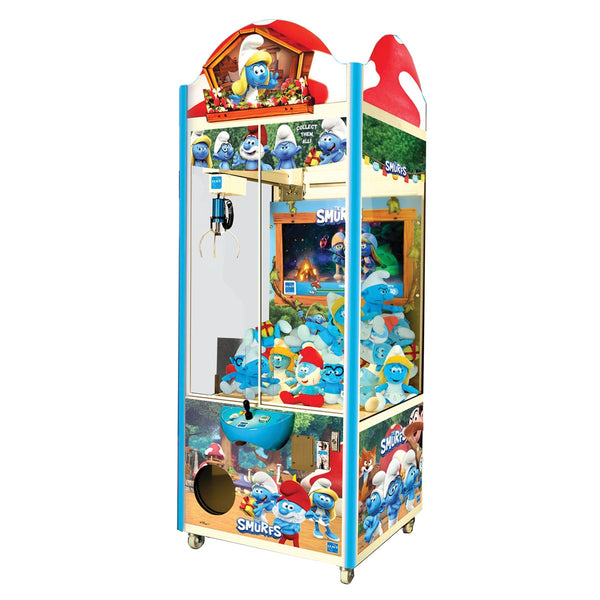 Elaut | E-Claw The Smurfs Crane Arcade Machine | 27" | Compact | RFID -technology