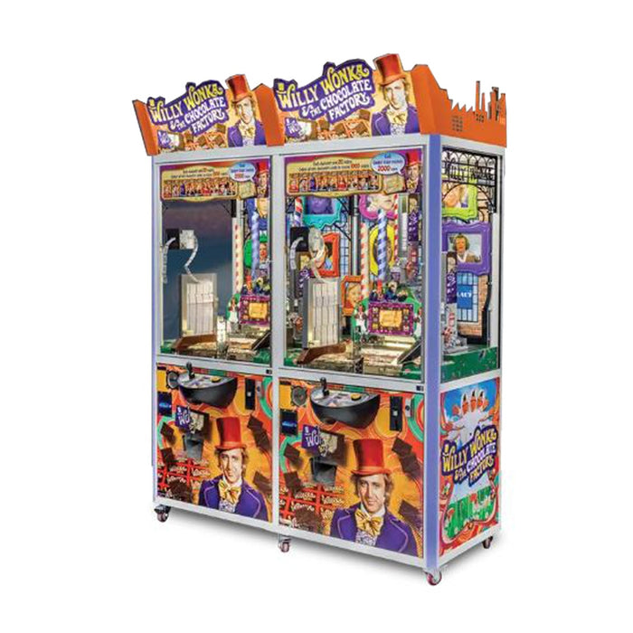 Elaut | Willy Wonka Coin Pusher Arcade Ticket Redemption Game - 1 |  2 | 6 Players