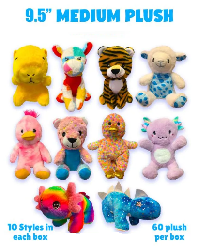 All Star | Medium Plush | 9.5" | Generic Plush Mix - GameRoomMasters