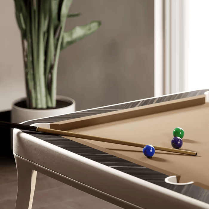 White Billiards|  The Morris Modern Slate | Pool Table | 7′-8′-9′