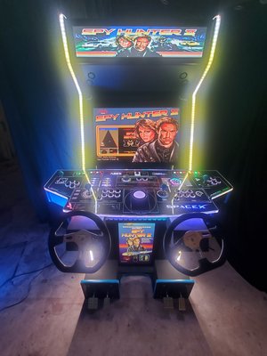 Paradox Arcades | Falcon - 30" 16:10 2500x1600 Monitor  | 4 Player | First-Class Edition | Dual Steering Wheels | Wi-Fi Remote Support | Interior Cabinet Lighting | Arcade Machine