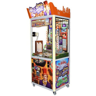 Elaut | Willy Wonka Coin Pusher Arcade Ticket Redemption Game - 1 |  2 | 6 Players