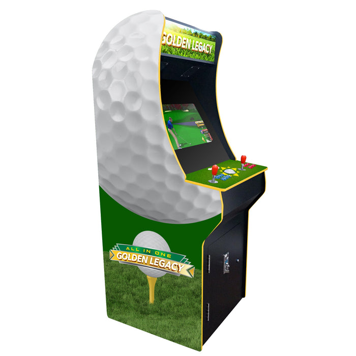 Creative Arcades | 2P Classic Arcade Machine | Golden Legacy Golf Edition | includes Street Fighter