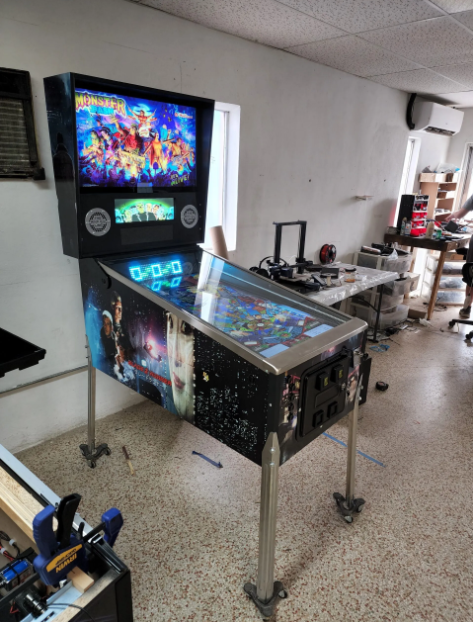 Pinball King | Kracken Plus | 43-inch 4K Playfield | Virtual Pinball Machine | Tactile Speaker