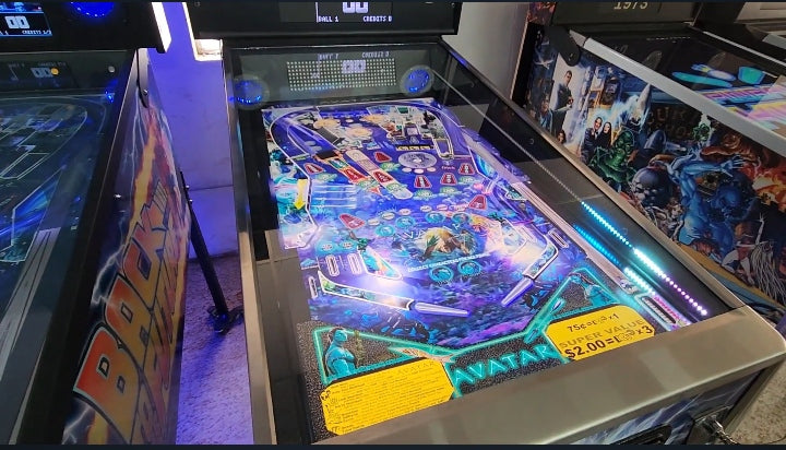 Pinball King | Medusa Plus | 43-inch 4K Playfield | Virtual Pinball Machine | Stainless Steel Rails