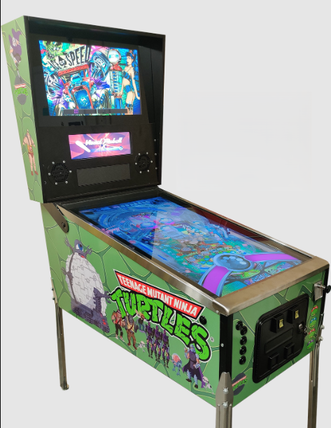 Pinball King | Medusa Plus | 43-inch 4K Playfield | Virtual Pinball Machine | Stainless Steel Rails