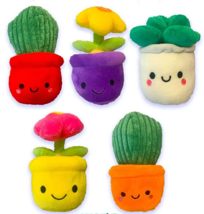 All Star | Potted Plants | 6"-7" | Generic Plant Plush - GameRoomMasters