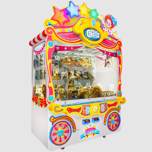 Zooom Studios | Prize Circus | 66-inch | 2-Player | Claw Machine - GameRoomMasters