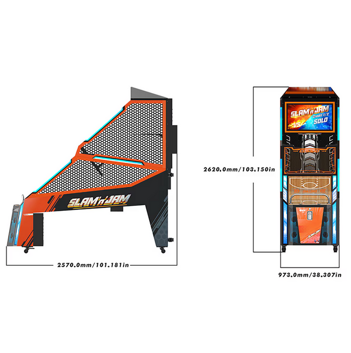 Slam N Jam Basketball Arcade Game