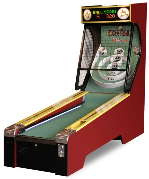 Skee Ball Classic Alley 10' Bowler Home Redemption Game