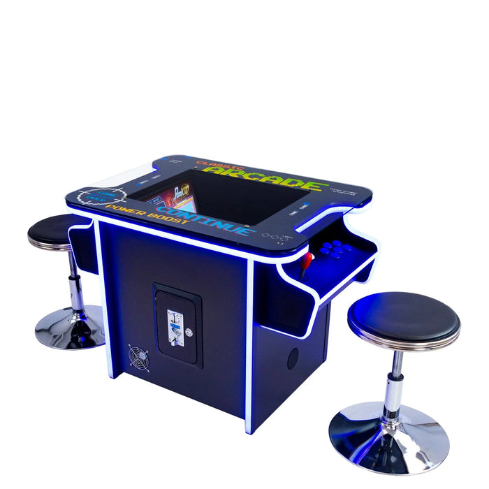 Creative Arcades | 2P Dual-Screen Cocktail Arcade | Street Fighter | Golden Tee | Galaga | Batman