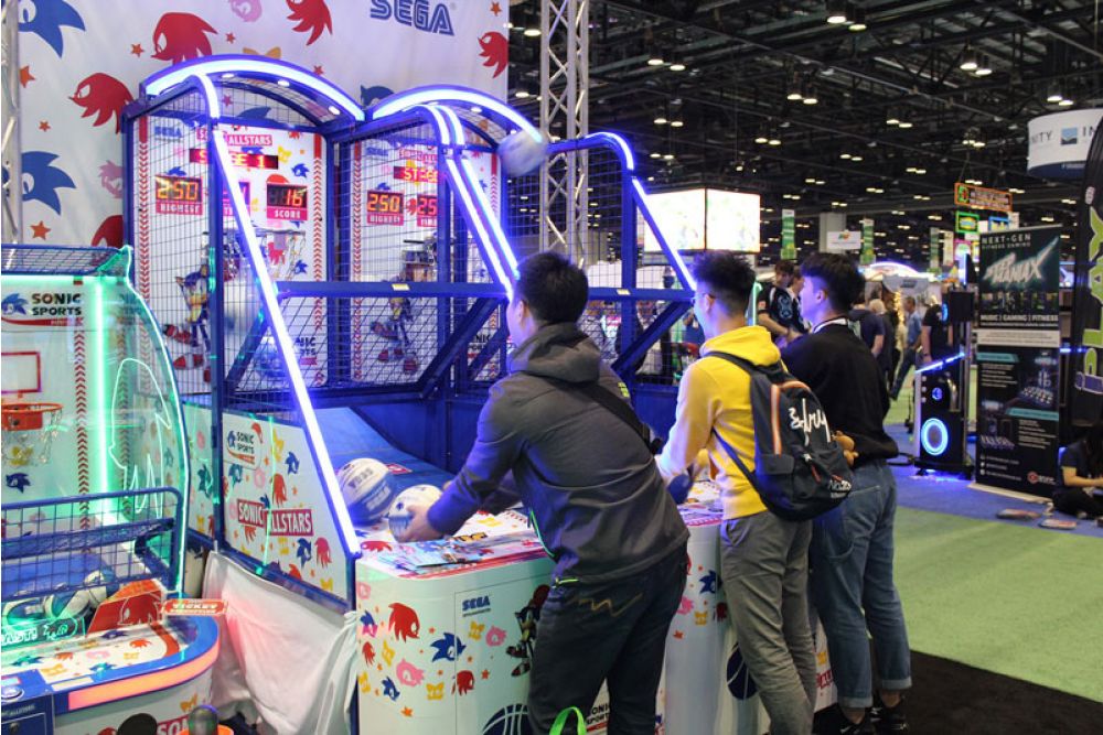 SEGA | Arcade Sonic Basketball with LED Arcade Game