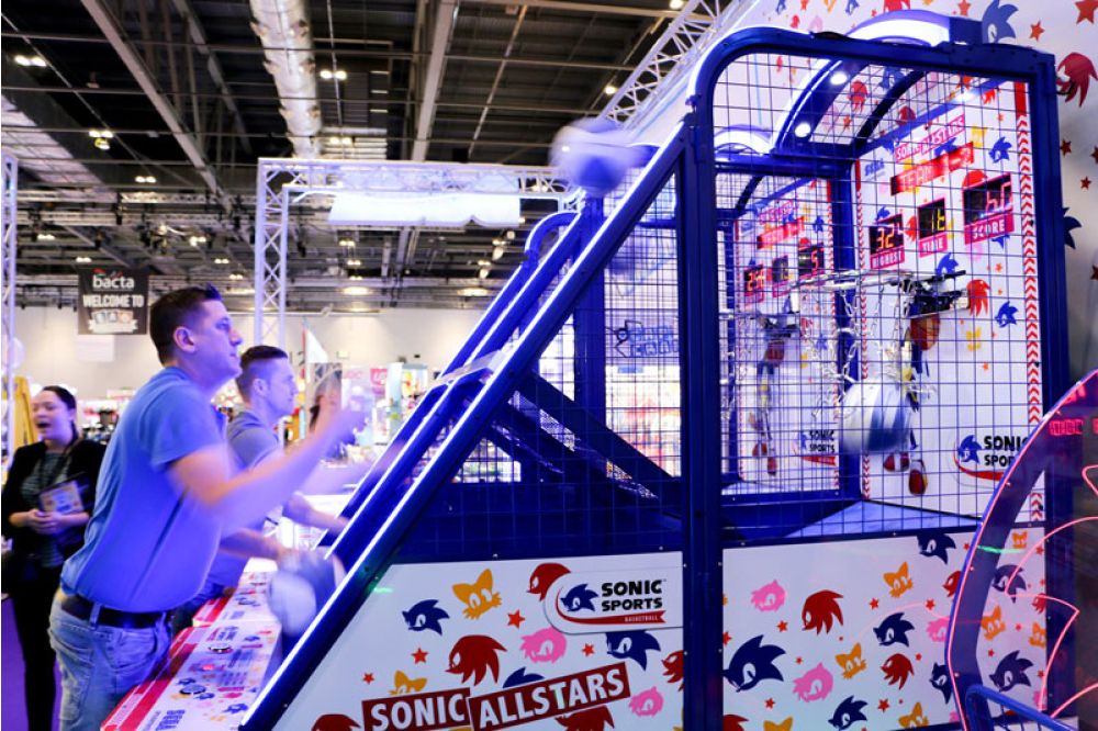 SEGA | Arcade Sonic Basketball with LED Arcade Game