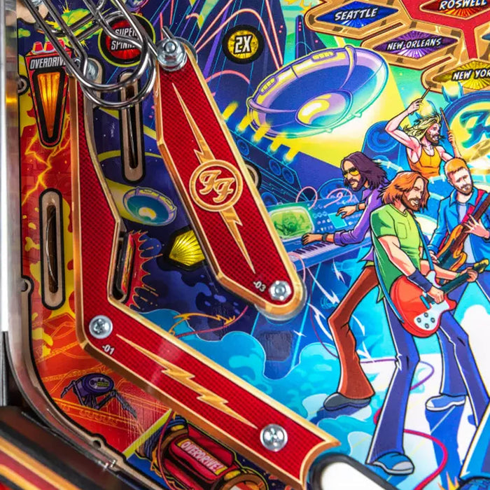 Stern Foo Fighters Premium Pinball Machine-Pinball Machines-Stern-Game Room Shop