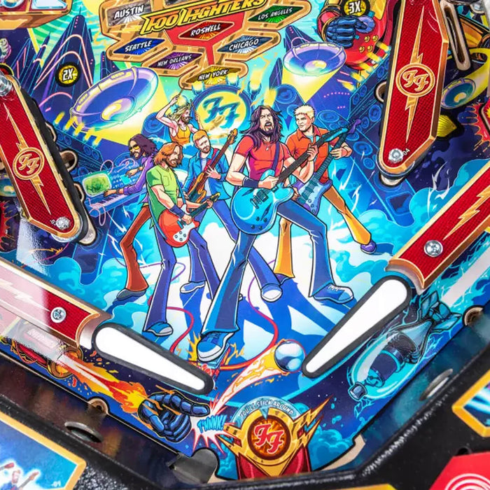 Stern Foo Fighters Premium Pinball Machine-Pinball Machines-Stern-Game Room Shop