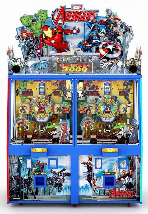 Andamiro | Marvel Avengers Coin Pusher Arcade Game - 1 | 2 | Player