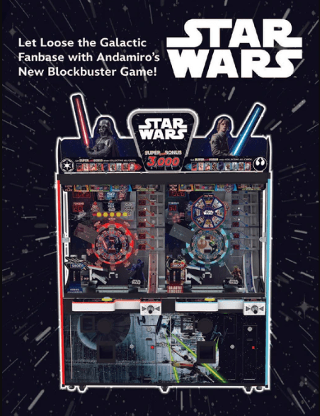 Andamiro | Star Wars | Coin Pusher| Arcade Game | 2 Player