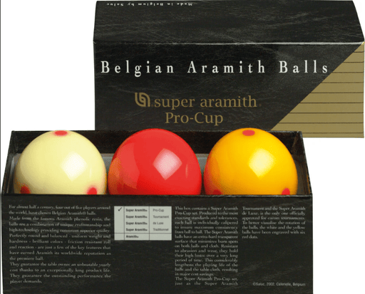 Aramith | Super Pro Cup Carom | Pool Ball Sets