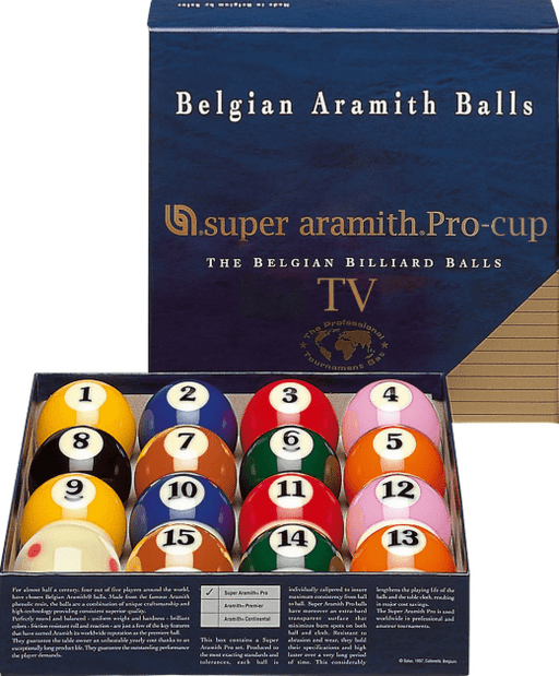 Aramith | Super Pro - Cup TV | Pool Ball Sets