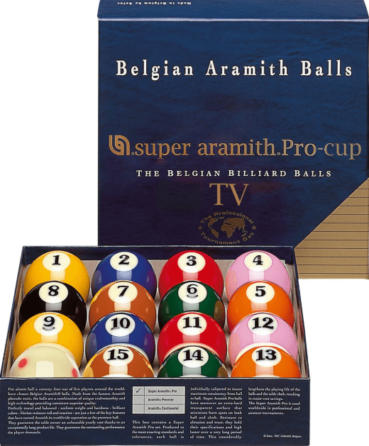 Aramith | Super Pro - Cup TV | Pool Ball Sets
