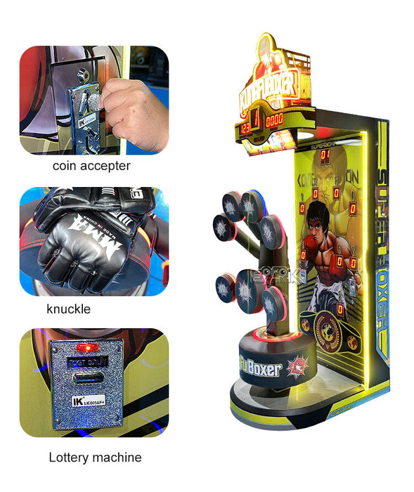 Kung Fu Boxer Punching Machine Game