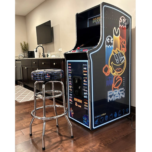 Bandai Namco | Pac Man Pixel Bash Home Upright Arcade Game - Neon
