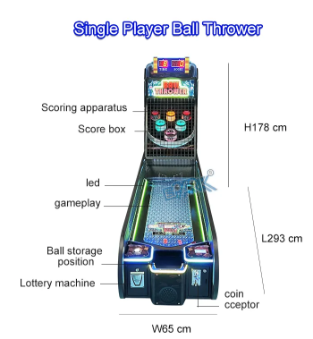 Single Player Ball Thrower Bowling Machine