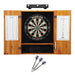 Viper Dead On Sisal Dartboard, Metropolitan Oak Cabinet, Underground The Raven Steel Tip Darts & Shadow Buster Dartboard Lights Darts Viper 