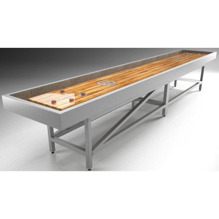 Champion 14' Outdoor Sheffield Shuffleboard Table-Shuffleboards-Champion Shuffleboard-No Thank You-Game Room Shop