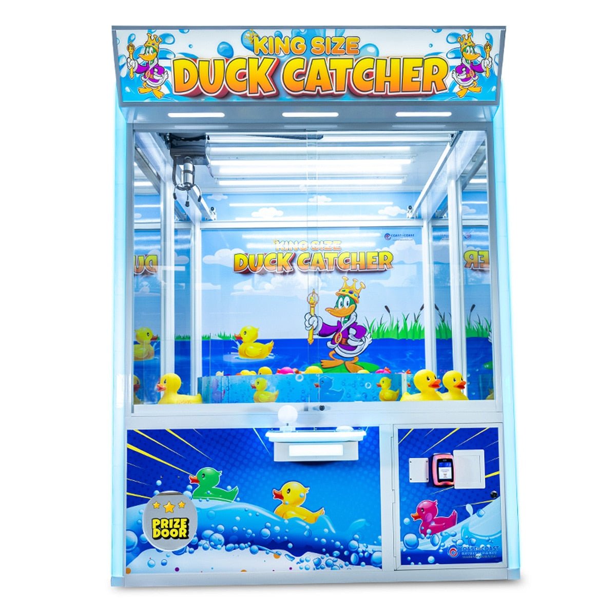 Coast to Coast | King Size Duck Catcher |Crane Claw Arcade Machine |1200 FREE Ducks