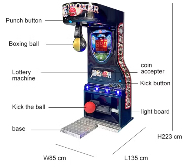 Combo Boxing Punching Machine Game