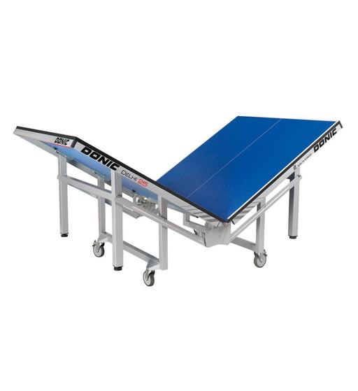 Donic | Delhi 25 Table Tennis Table | Blue | 25mm top | Indoor | Foldable | ITTF Approved